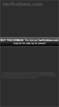 Mobile Screenshot of herfirsttime.com